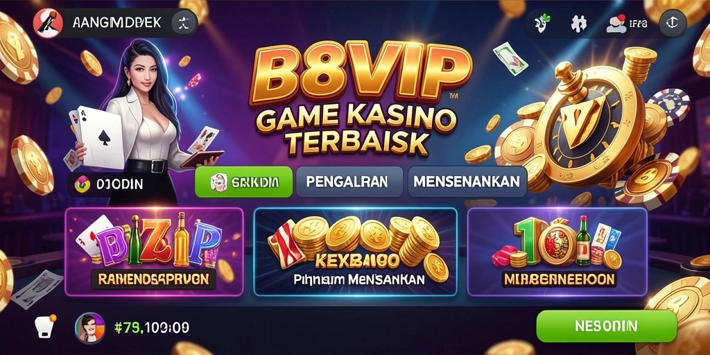 Tangkapan layar B8VIP menampilkan gameplay seru dan menarik di kasino.