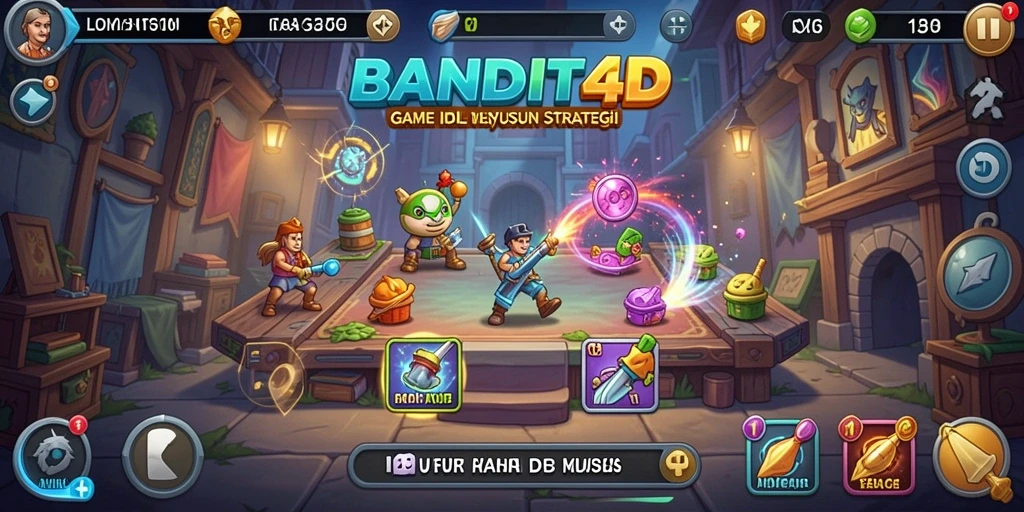 Tampilan gameplay BANDIT4D yang menarik dan interaktif.
