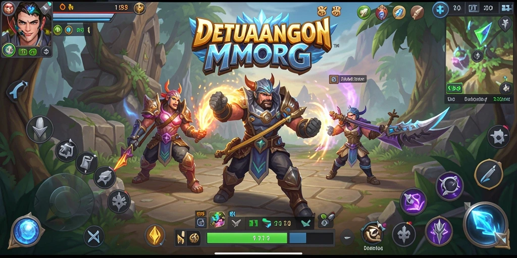Tampilan gameplay seru dalam dunia MMORPG DAM88.