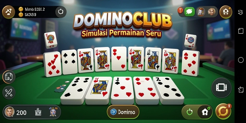 Tampilan gameplay DOMINOCLUB yang menarik dan penuh aksi.