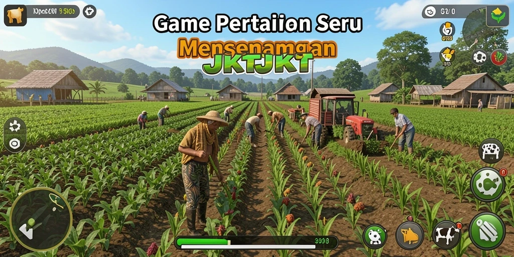 Tampilan gameplay seru di JKTJKT yang menarik dan interaktif.