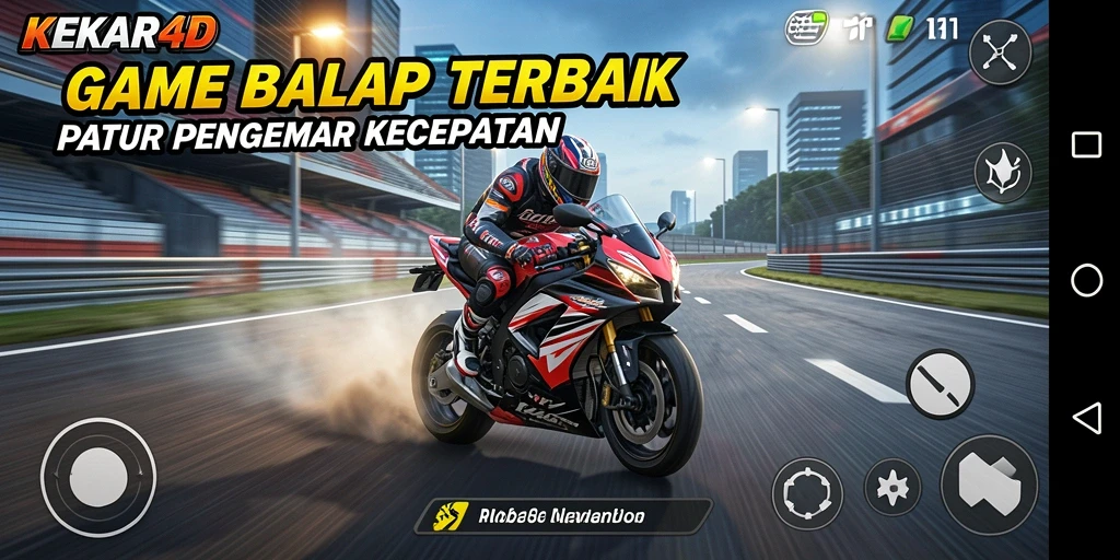 Gameplay seru balap motor di KEKAR4D dengan grafik menakjubkan.