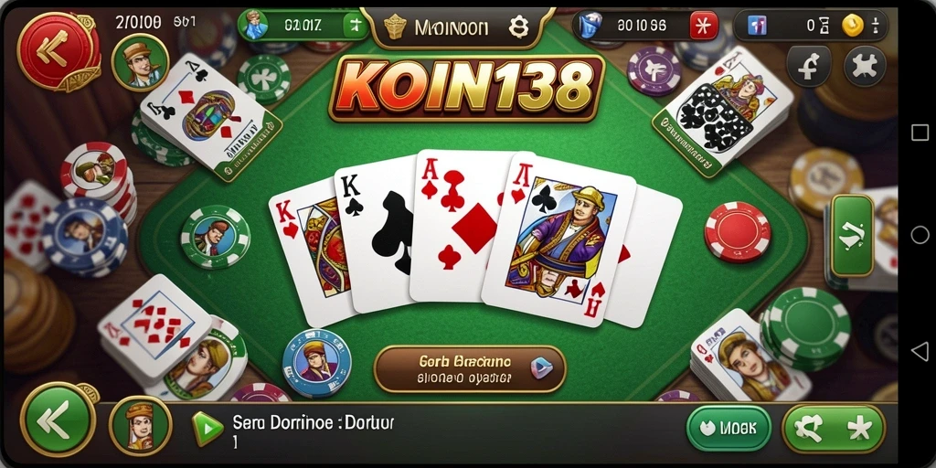 Tampilan gameplay KOIN138 yang seru dan interaktif.