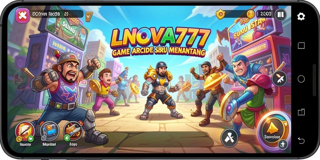 Tangkapan layar LNOVA777 menampilkan keseruan gameplay Arcade yang mendebarkan.
