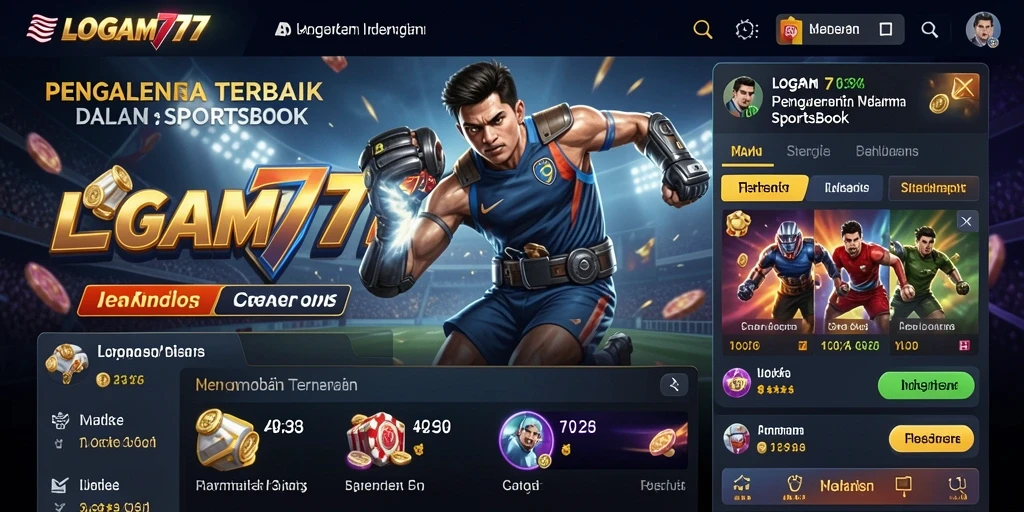 Tampilan gameplay Sportsbook LOGAM777 yang menarik dan interaktif.