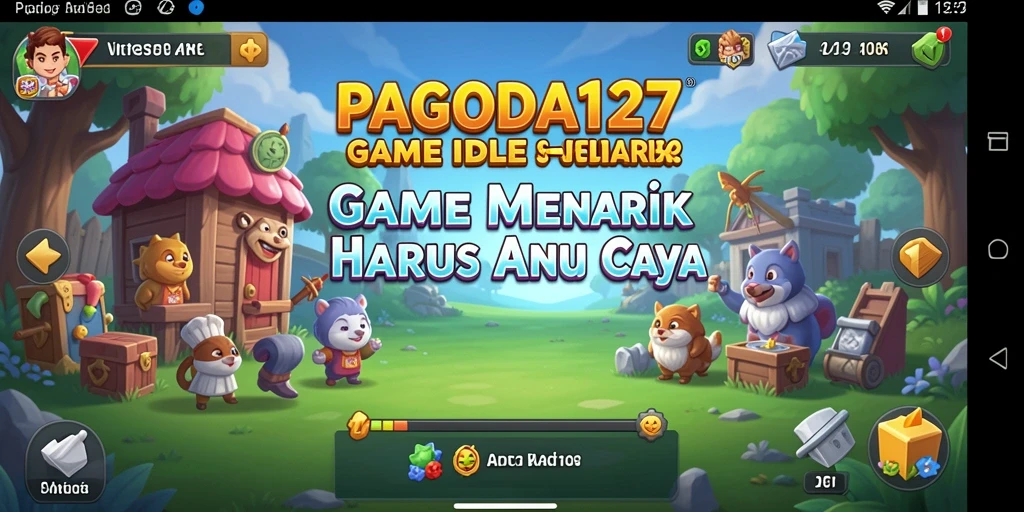 Tampilan gameplay idle yang menarik di PAGODA127.