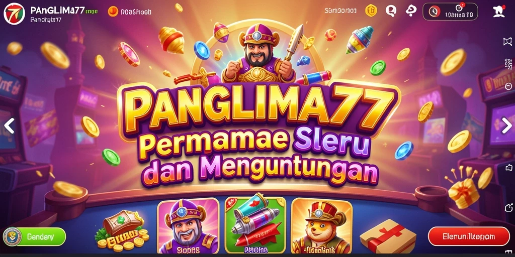 Screenshot gameplay PANGLIMA77 menampilkan kegembiraan produk Slot.