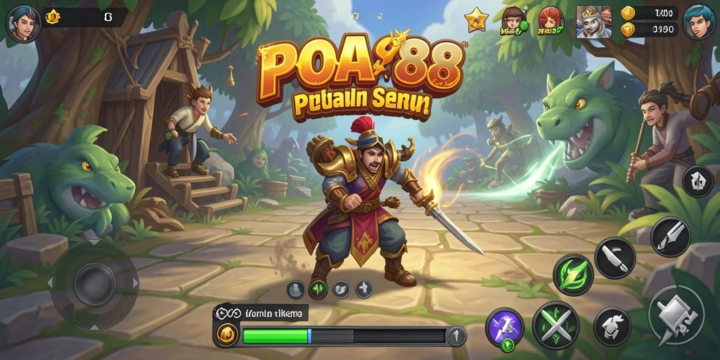 Tampilan aksi intens dari gameplay POA88 yang mendebarkan.