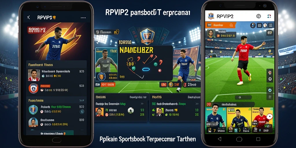 Screenshot RPVIP2 yang menampilkan fitur taruhan olahraga secara langsung.