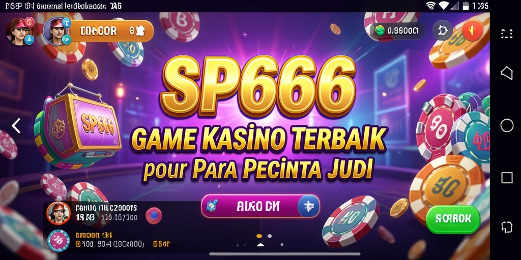 Tampilan permainan kasino yang menarik dan mendebarkan di SP666.